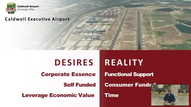 Caldwell City Council Approves Executive Airport Strategic Plan Without Immediate Funding Commitment