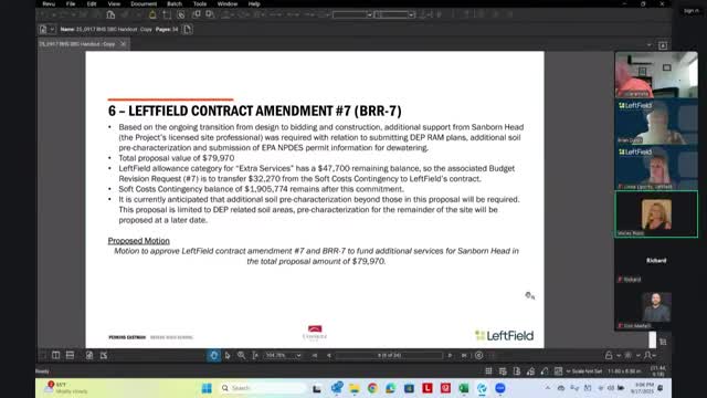 City Council Approves Left Field Contract Amendment and Budget Revision Request
