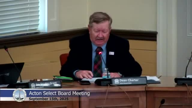 Acton Board Recognizes Firefighters' Heroics and Discusses School District Strategic Planning
