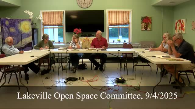 Lakeville committee discusses CPC application window, open‑space share and possible project ideas