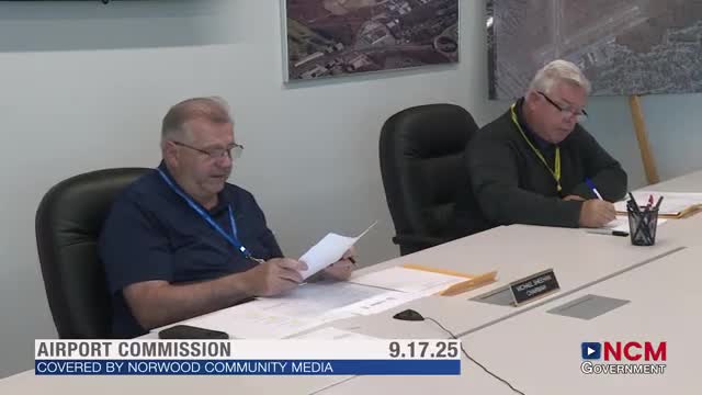 Norwood Airport Approves Funding for Runway Reconstruction and Wildlife Fence Construction