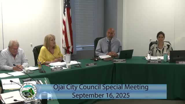 City Council discusses public records access and Ojai Valley Chamber pilot program