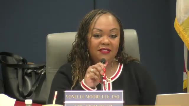Board of Education Holds Interviews for District 4 Candidate Bridget Patterson