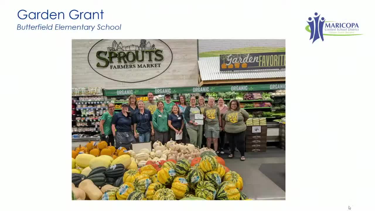 Butterfield Elementary Receives $10K Grant for Sensory and Vegetable Garden Project