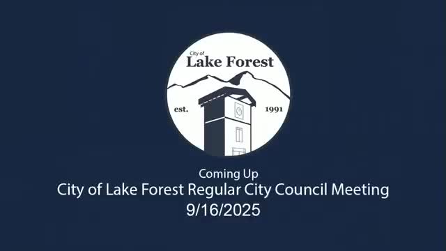 Lake Forest City Council Extends Urgency Moratorium on Massage Establishments for 10 Months