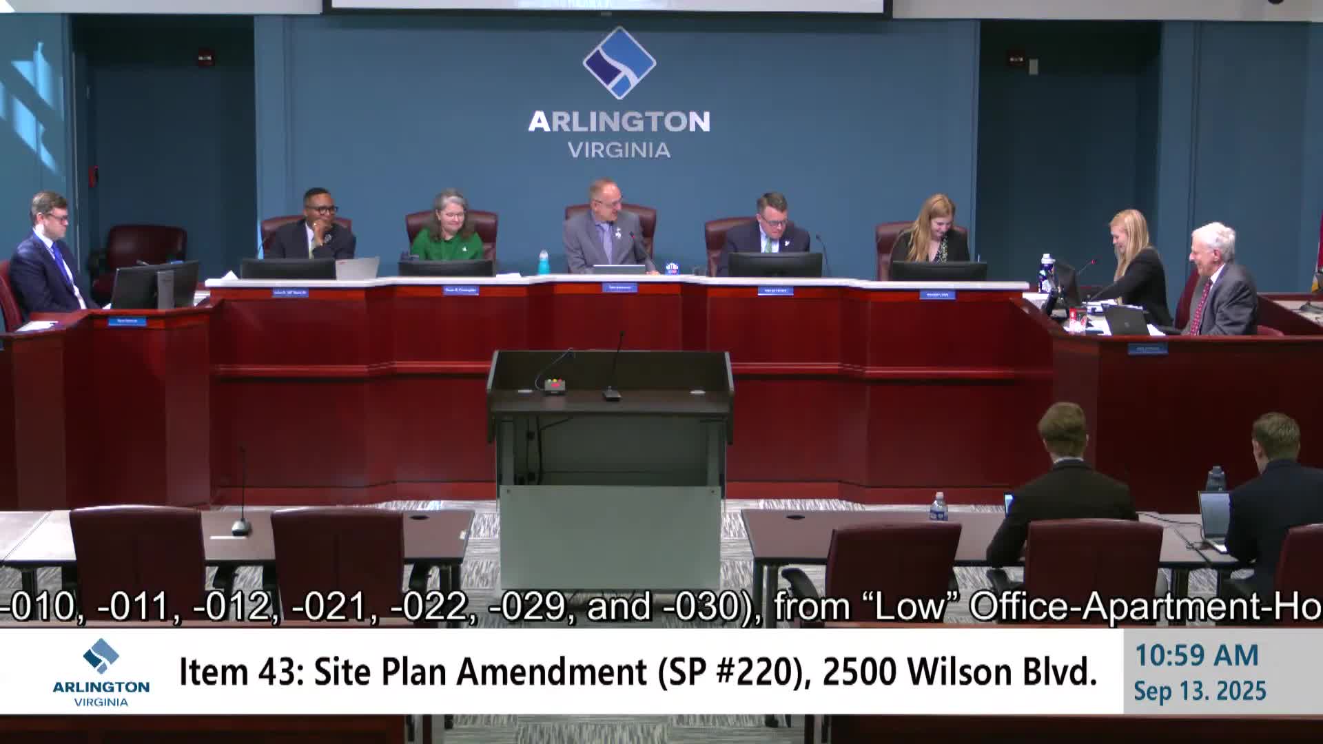 County board approves 14‑story mixed‑use tower and public plaza at 2500 Wilson Boulevard