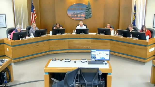 Board approves second-read policy updates; minor correction noted