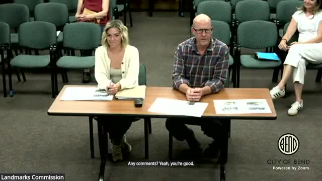 Local Commission Discusses Landscaping Plans and Sidewalk Installation for Historic District
