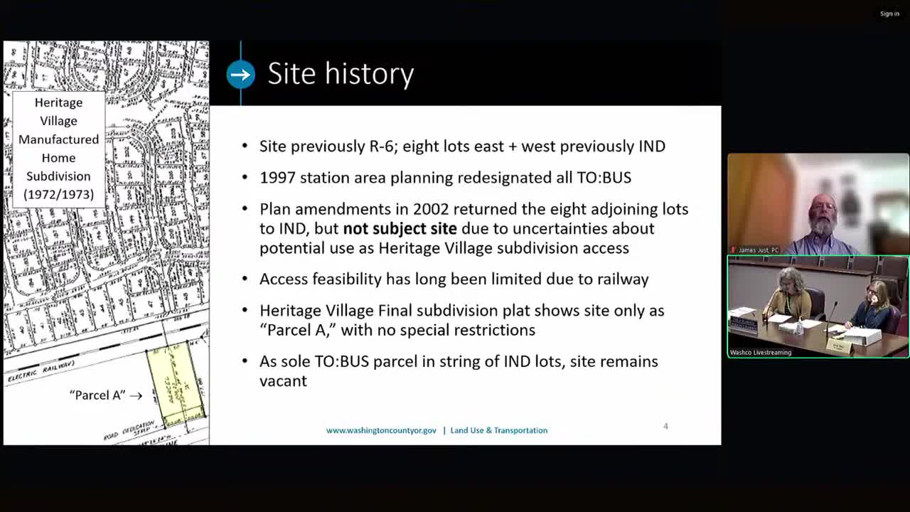 Beaverton Planning Commission Reviews Heritage Village Subdivision Proposal Amendments