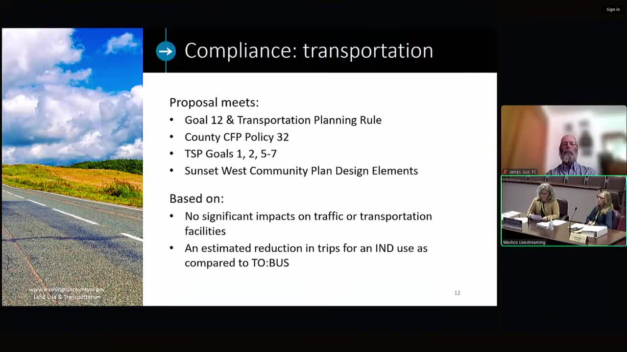 Planning Commission Approves Industrial Designation Change After Public Hearing