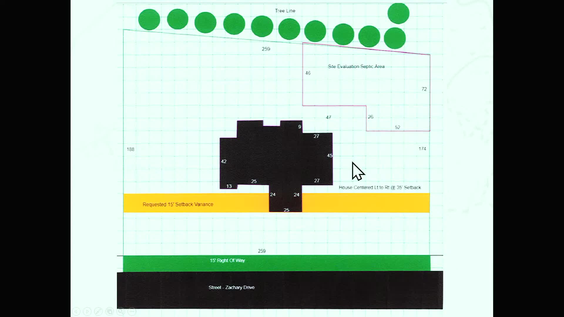 Oldham County Board of Adjustments Reviews 15-Foot Variance for Building Line Setback