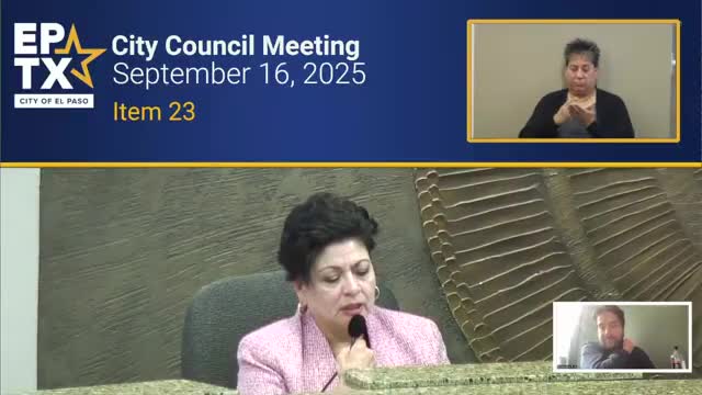 El Paso City Council Explores Urban Waters Federal Partnership for Water Management