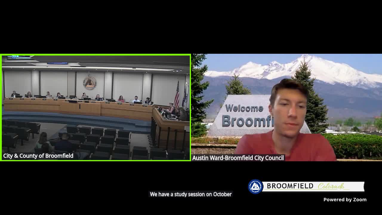 Broomfield Council Reviews Water Utility Improvements and Street Maintenance Strategies