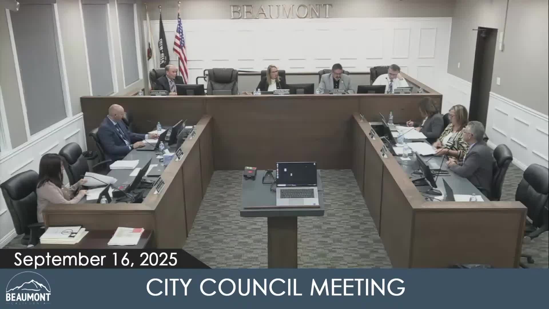 Beaumont City Council Discusses Economic Development and Transportation Updates