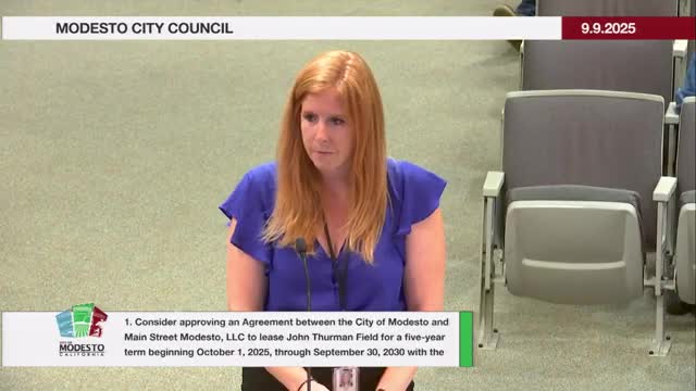Modesto City Council discusses naming rights and future stadium plans with Main Street LLC