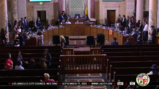 Los Angeles City Council Reviews Budget Reports and Public Comments in September Meeting