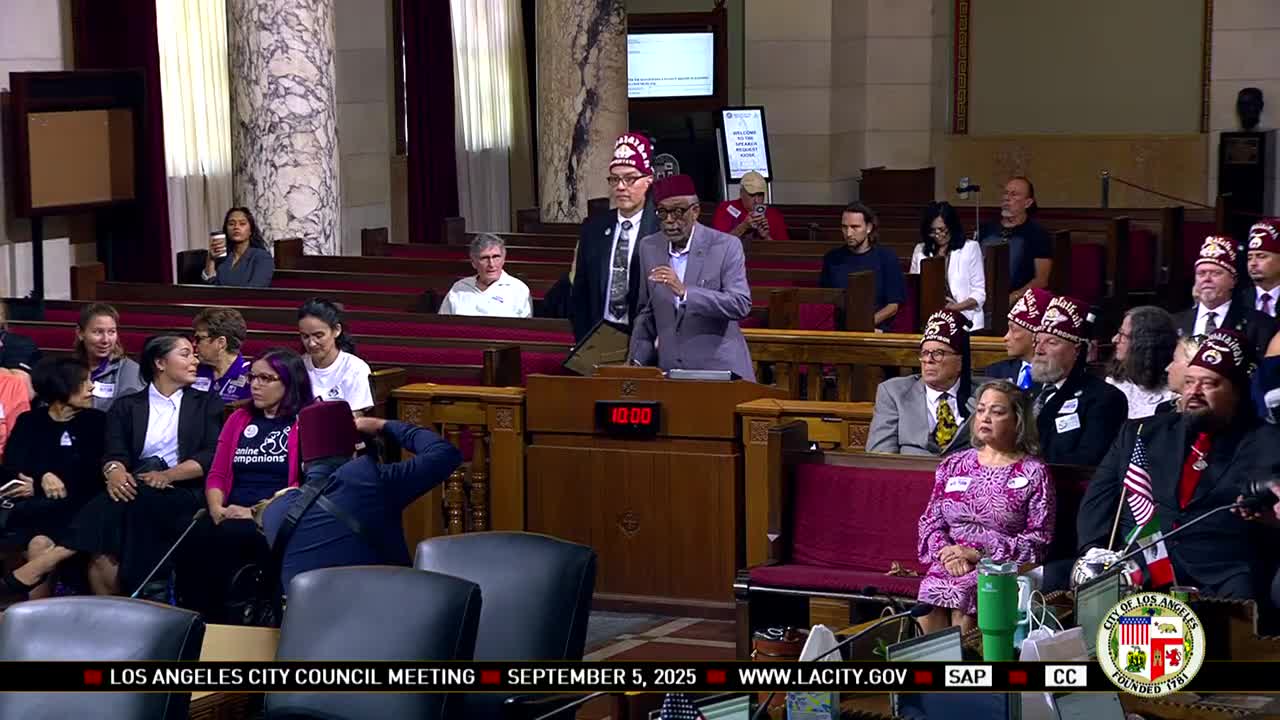 Council honors Shrine Auditorium on its 100th anniversary