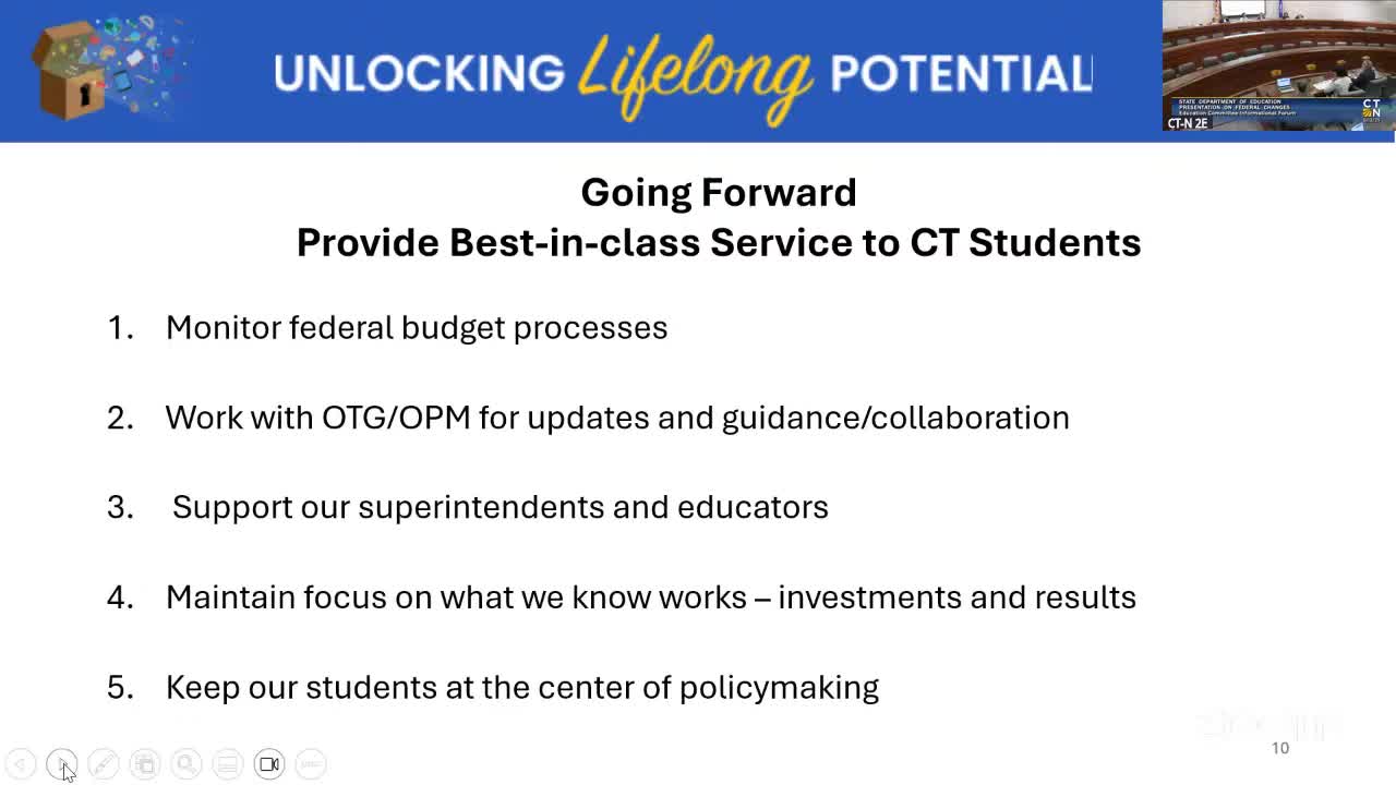 Connecticut Education Leaders Discuss Funding Challenges and Special Education Investments