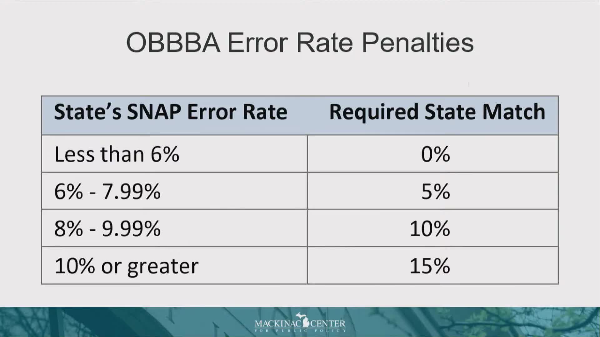 Michigan Faces Up to $575M in SNAP Administrative Costs Amid High Error Rates