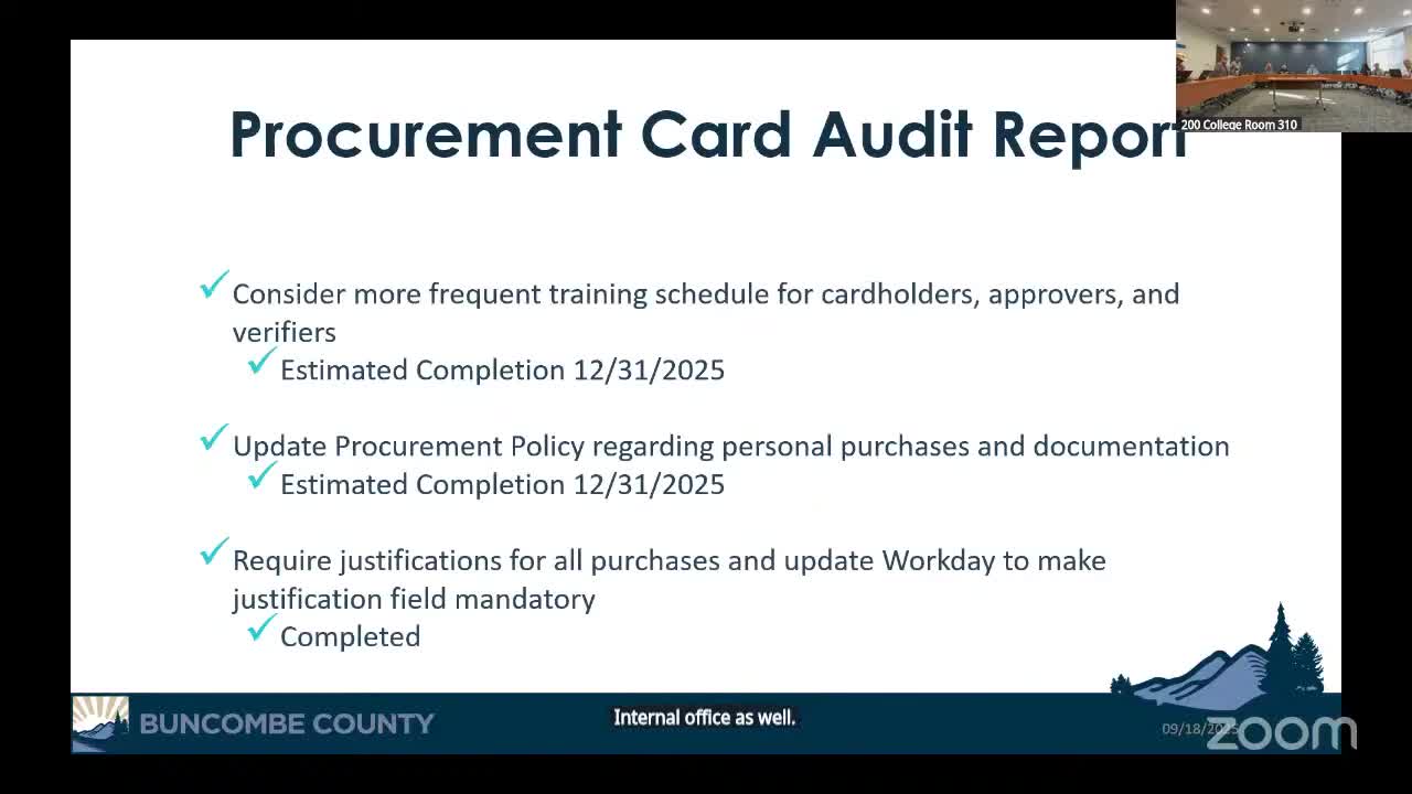 Buncombe County Audit Director Resigns After Implementing Key Recommendations