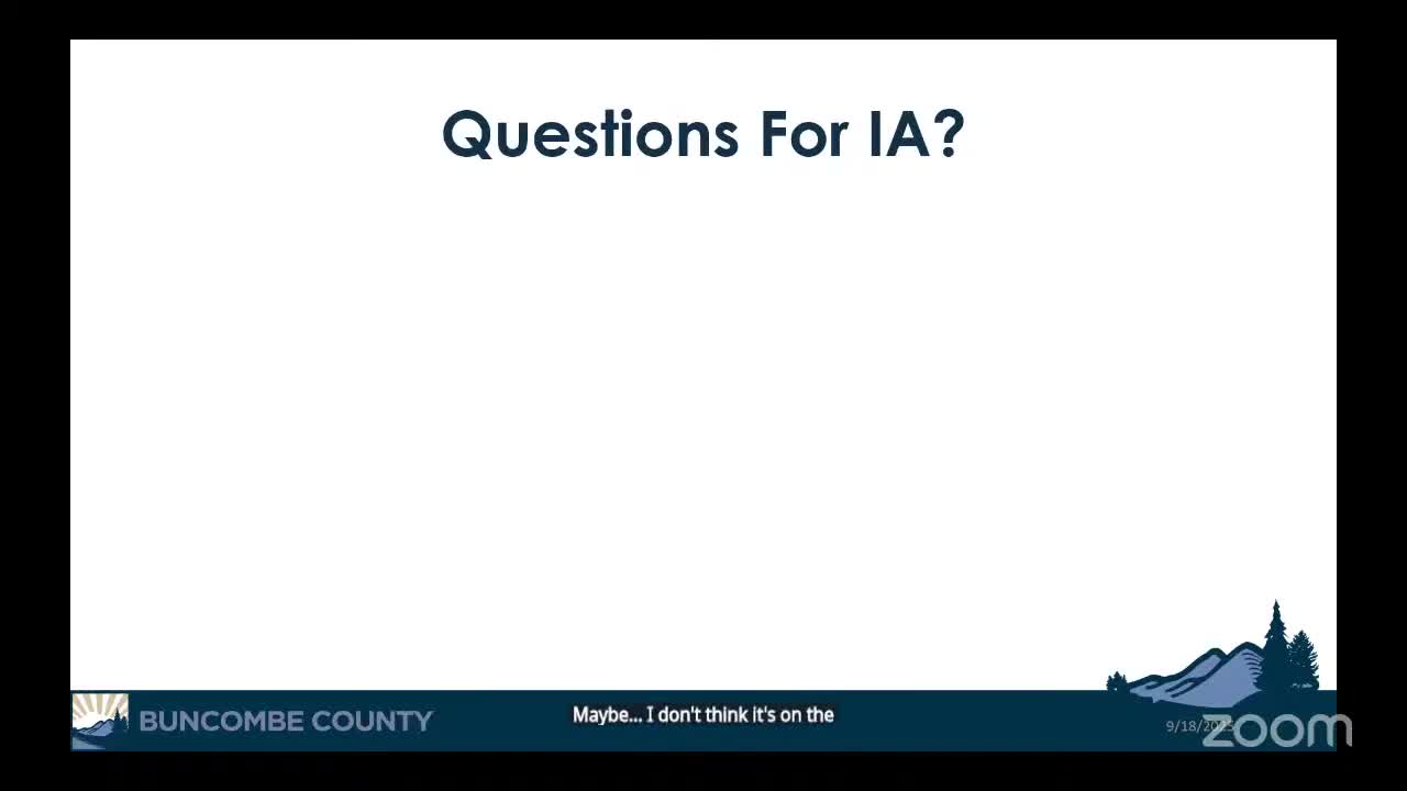 Buncombe County Audit Committee Calls for Staffing Review Amid Competing Priorities