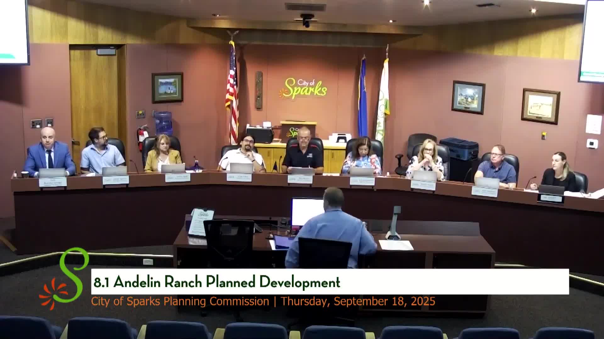 Sparks Planning Commission Reviews Final Development Handbook for Andolan Ranch Project