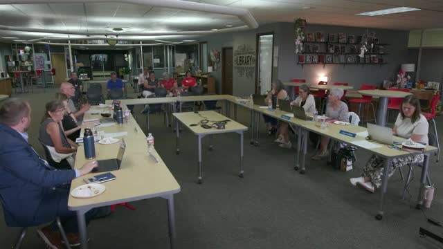 Board discusses CASB legislative resolutions; highlights $3,456,000 Medicaid allotment potentially at risk and seeks position on alternative-education measure