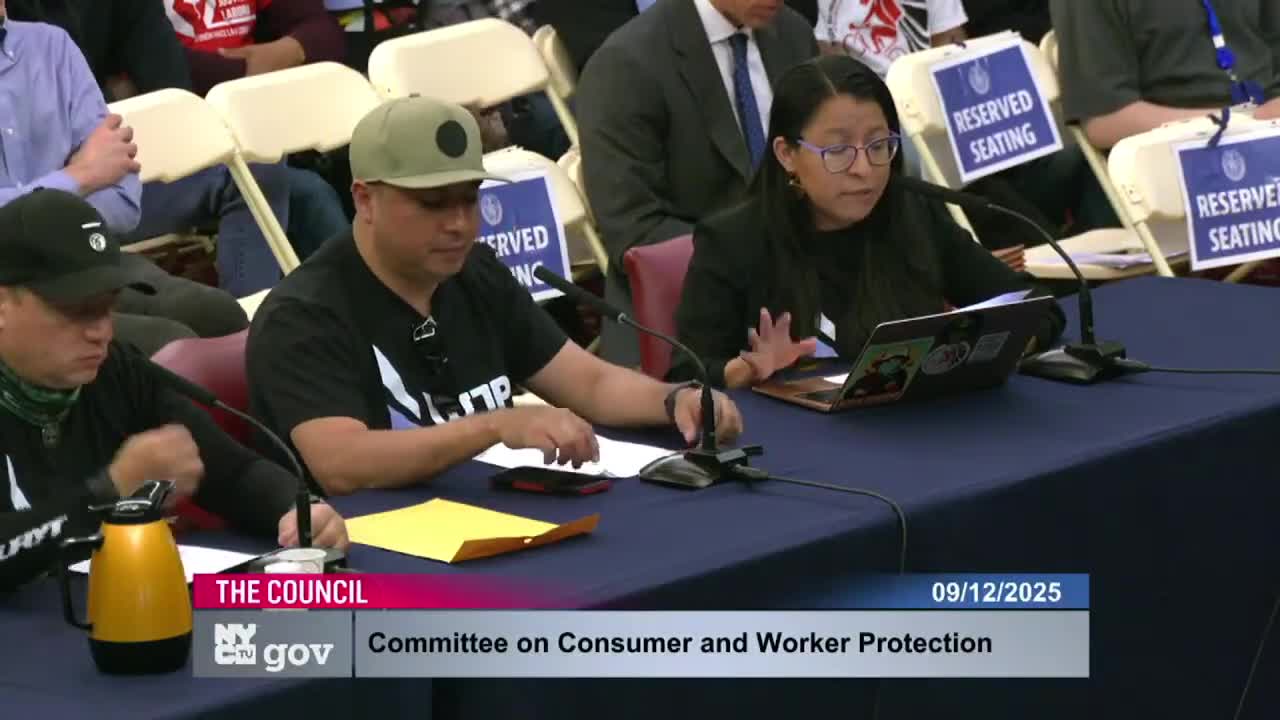 New York Delivery Workers Demand Deactivation Protections During City Council Hearing