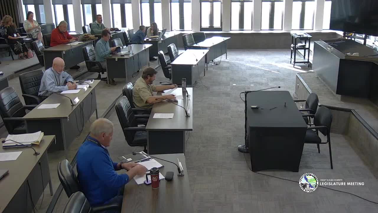 Chautauqua County Legislature Reviews Wastewater Plant Grant and FAA Lease Agreement