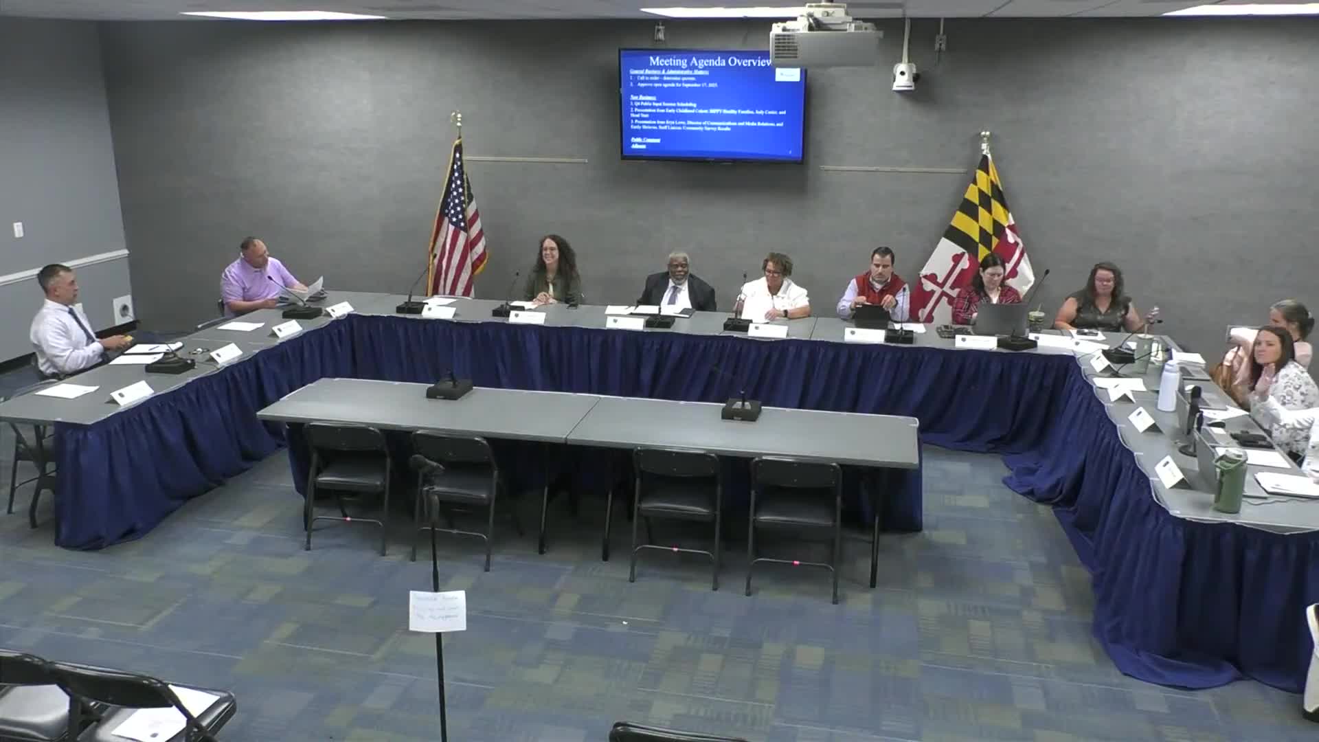 Calvert County School Committee Discusses Public Safety Survey Results and Recommendations