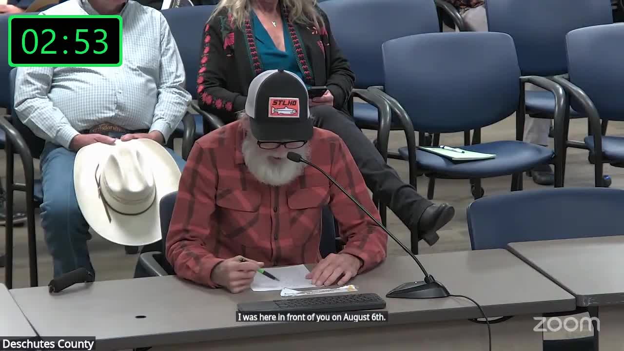 Deschutes County Commissioners Debate Mackenzie Meadows Village Rezone and Wildlife Corridors