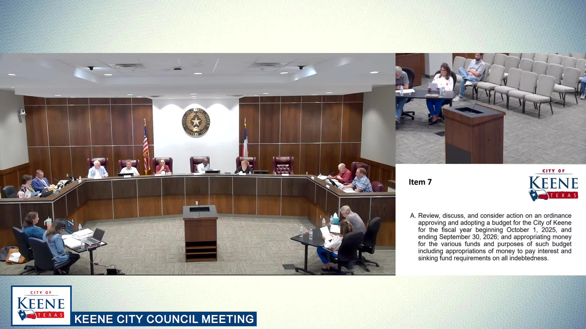 Keene City Council Debates 2025 Budget and Fleet Leasing Proposal