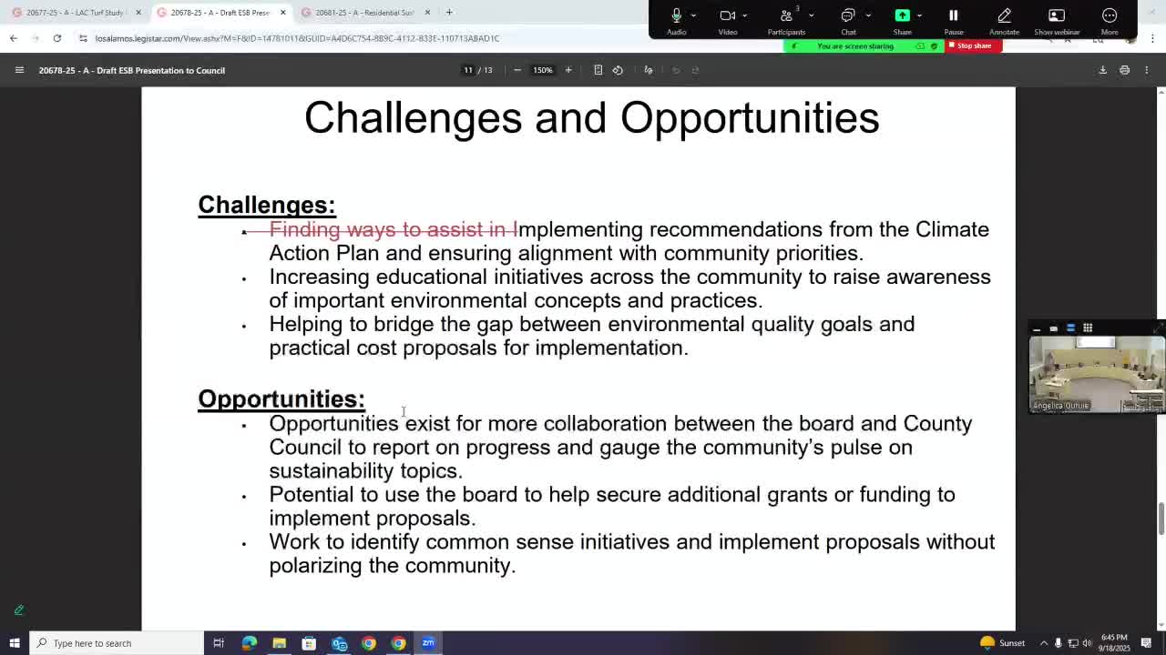 County Reviews Community Priorities in Climate Action Plan Implementation