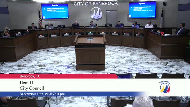 Council Approves Minutes From September Meeting and Reviews Finance Report