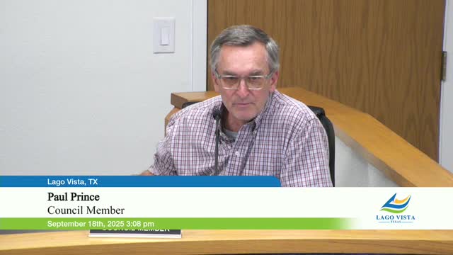 Lago Vista City Council Declares September 2025 Hunger Action Month and Honors Community Leaders