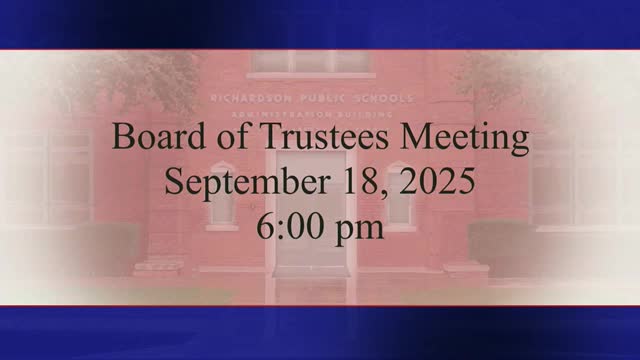 Richardson ISD Celebrates Student and Staff Achievements at September Board Meeting