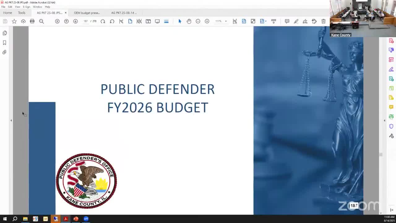 Public defender warns cuts would raise caseloads above ABA standards, risking ineffective assistance