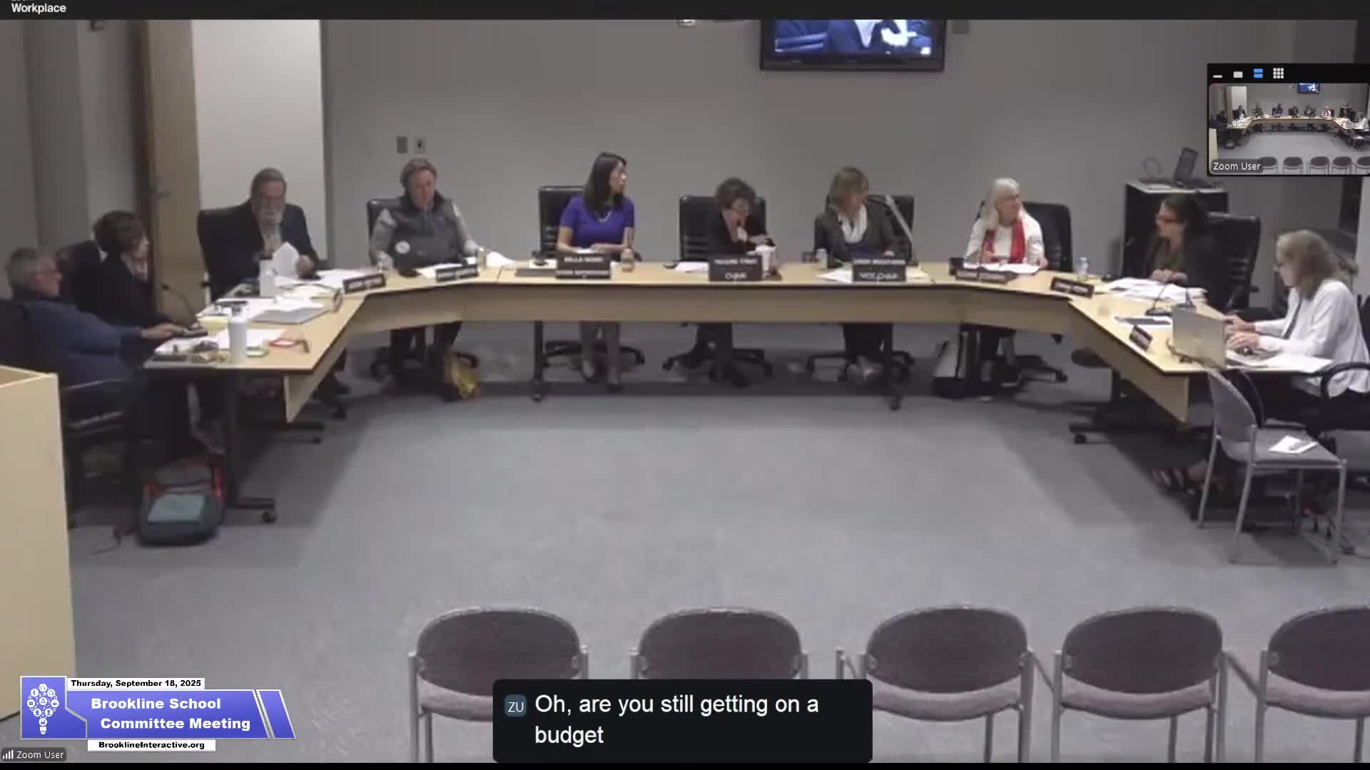 School Committee Discusses Budget Principles and Submission Timeline for Override Year