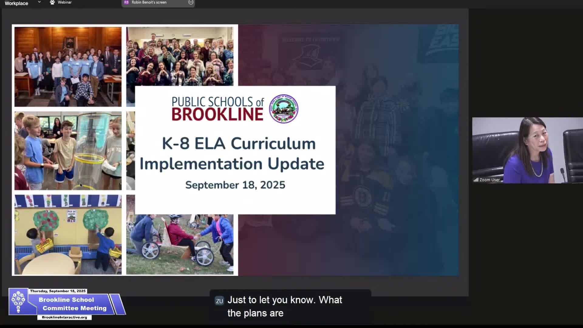 Brookline begins full K–5 rollout of Fish Tank ELA; 6–8 implementation partial with monitoring planned