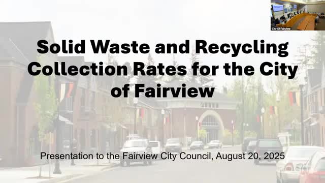 Trash hauler asks Fairview to approve pass-through rate increases after Metro hikes disposal fees