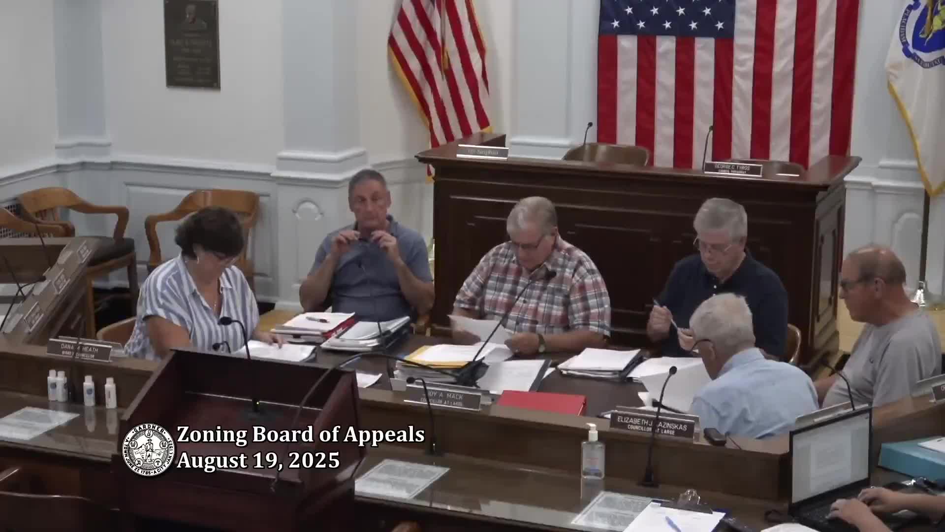 Applicant withdraws driveway variance request for 14 Temple St.; board accepts without prejudice