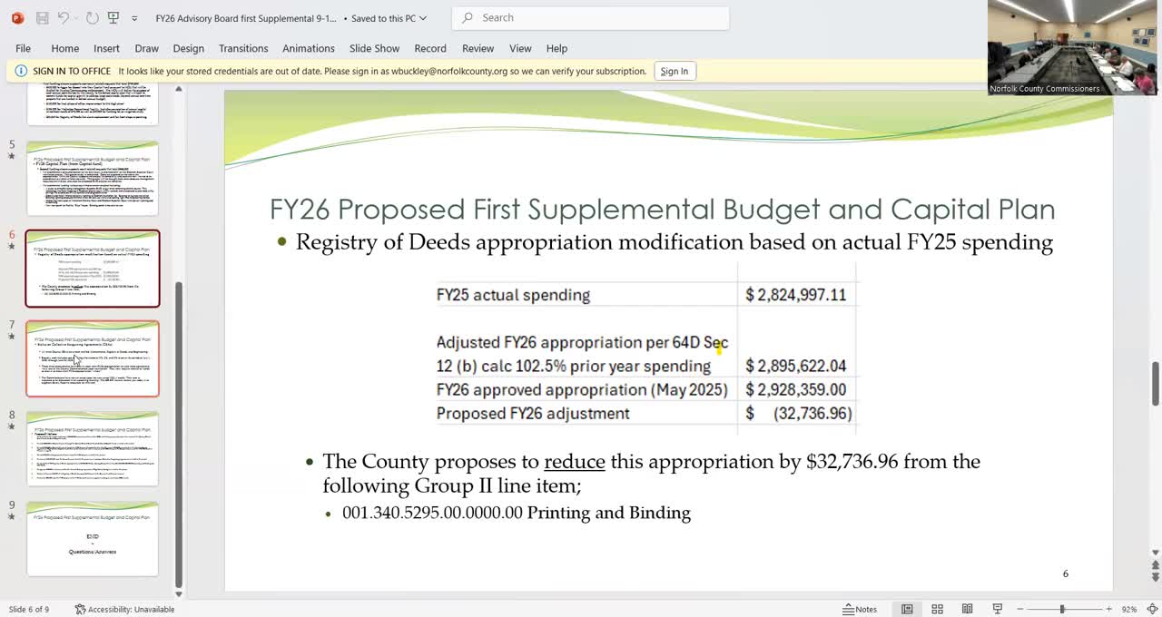 County Commissioners Approve $2.26M Budget Modification and Capital Requests for FY 26