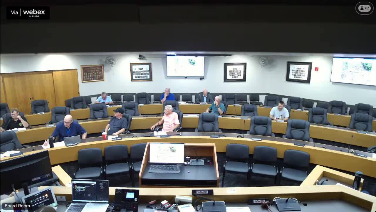 Committee reviews Catlin Park trails, modular building and schedules site meeting