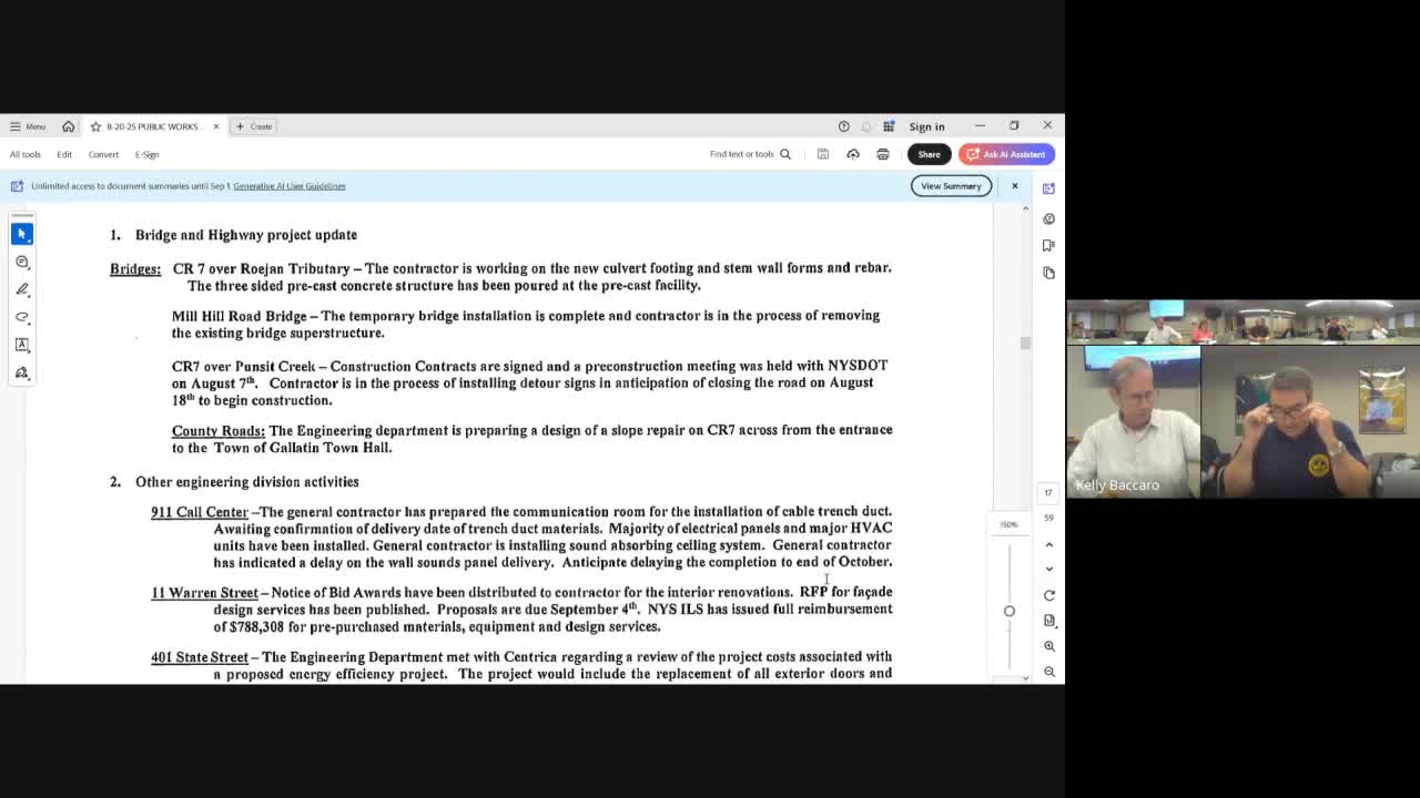 Engineering update: multiple Bridge New York projects under construction; county outlines roughly $70 million in capital work