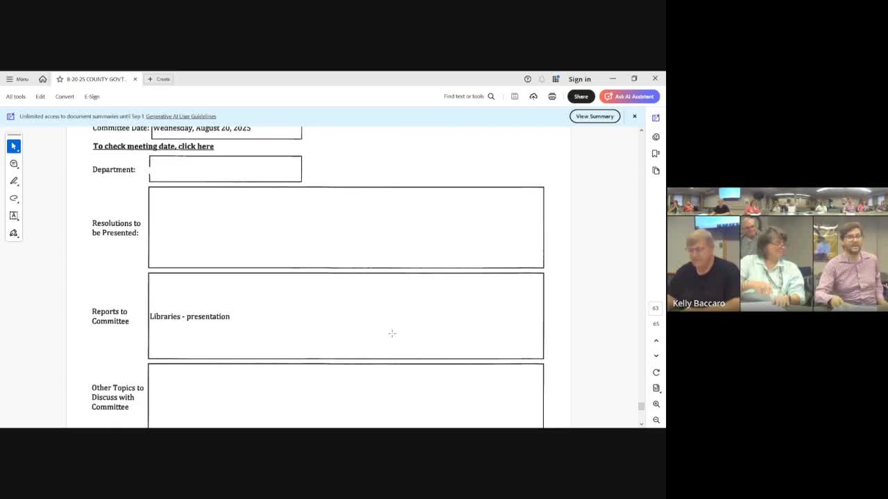County libraries ask supervisors for $80,000 in 2026 to expand joint programs and e-resources