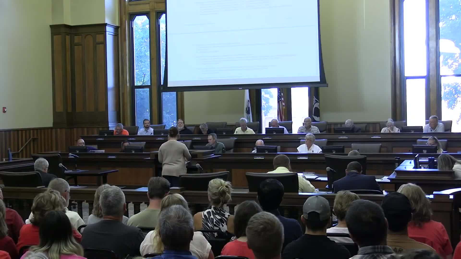 Livingston County board approves special‑use permit for 104‑turbine Panther Grove 2 wind project