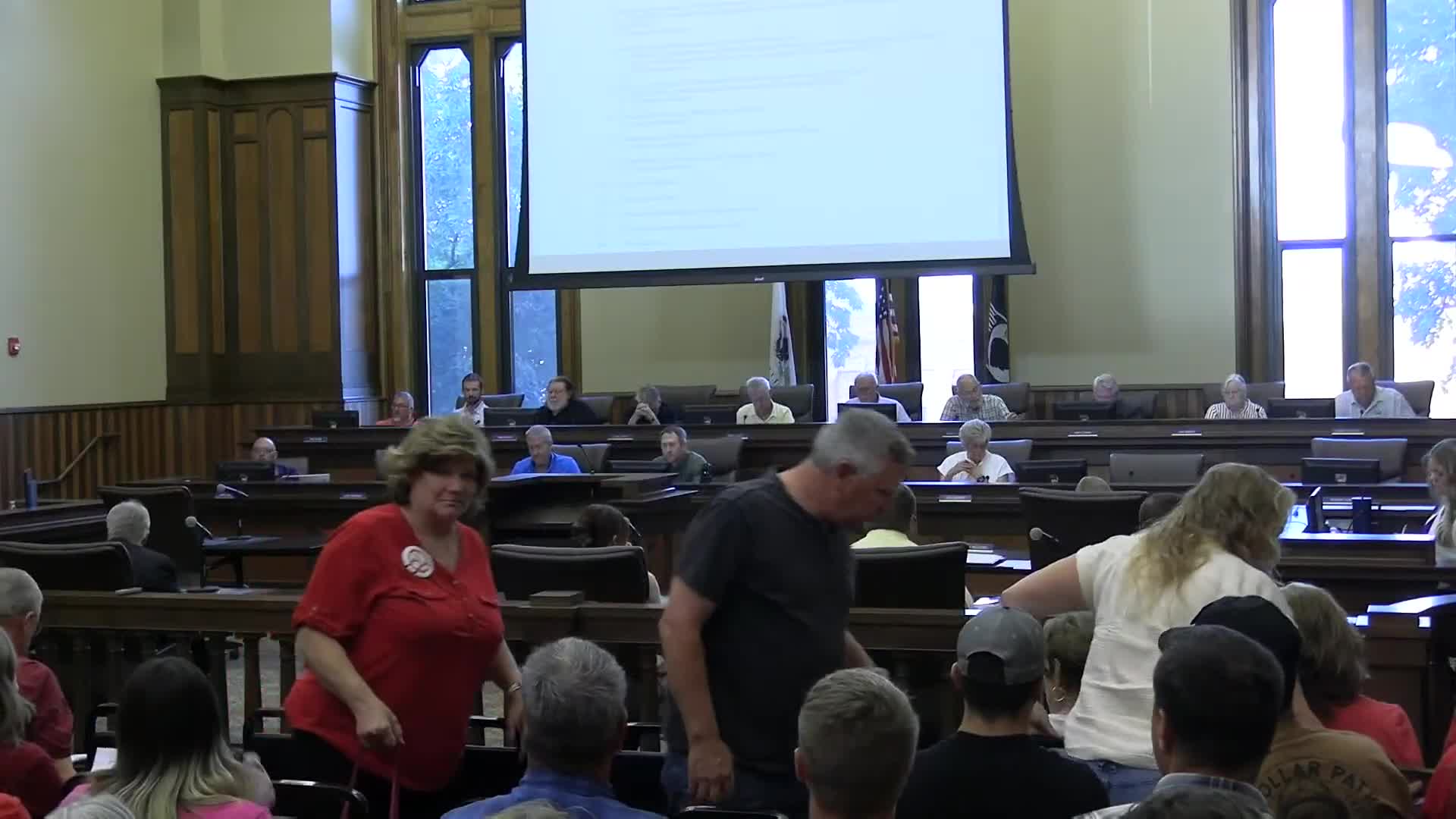 Board approves $123,000 for courthouse clock‑tower structural repairs