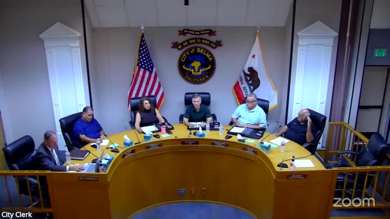 Selma City Council recesses to closed session to consider city manager appointment