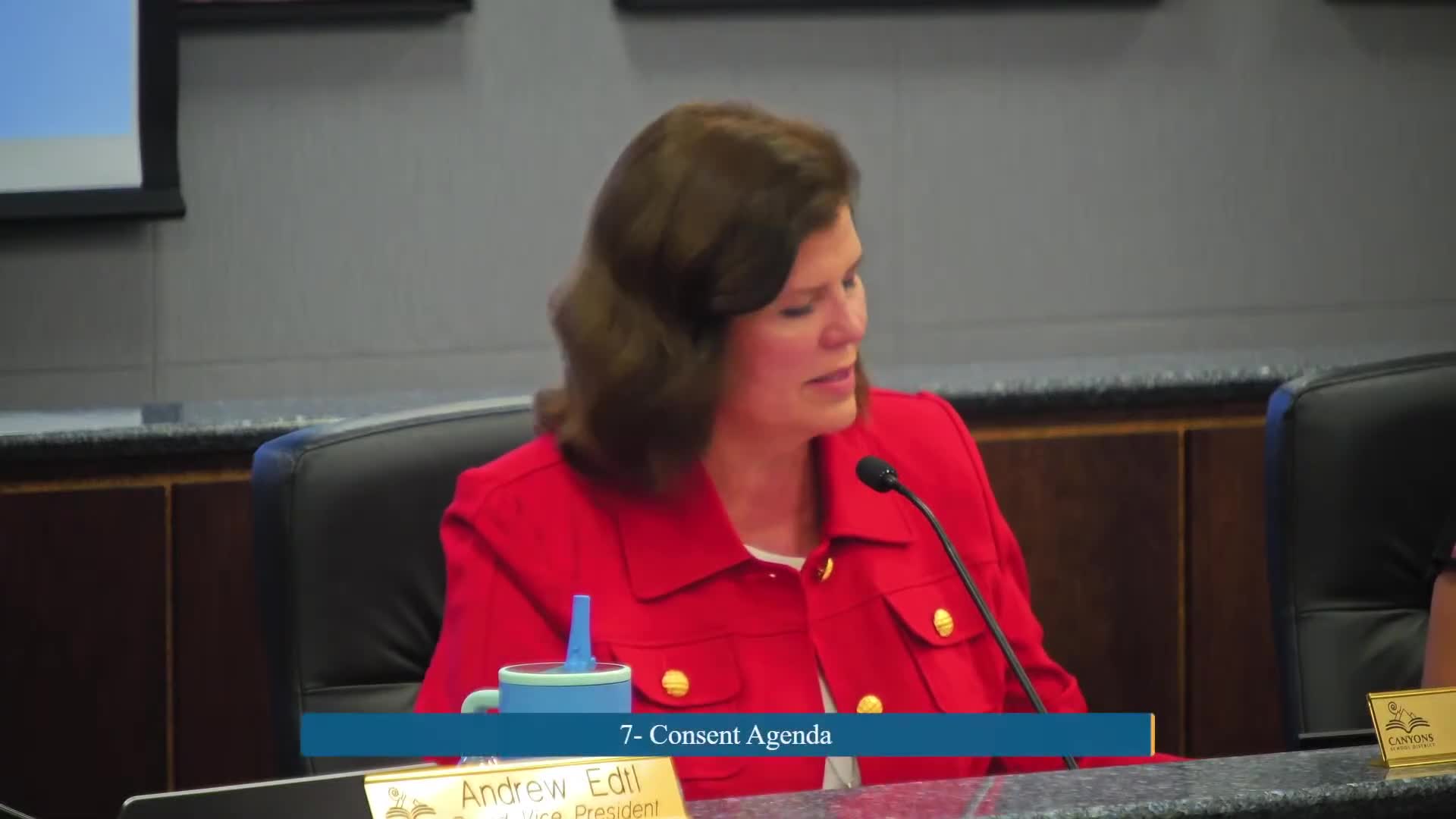 Canyon School District approves consent agenda including budget reports and school closures