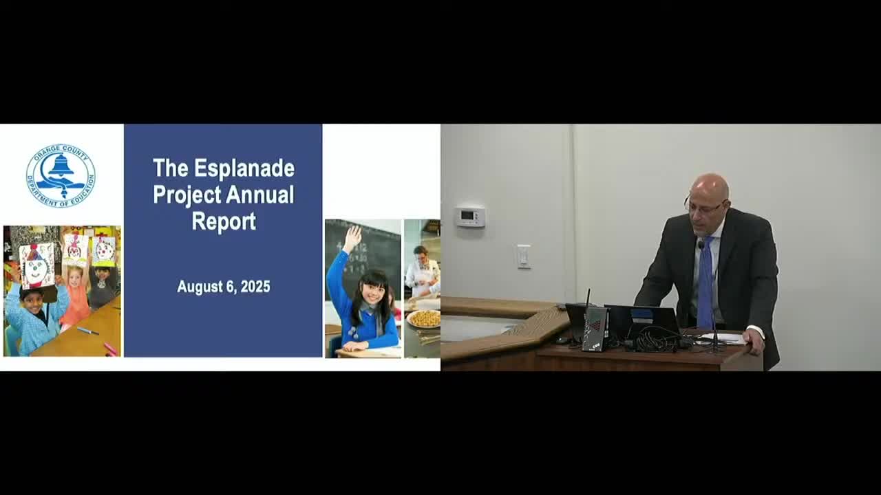 OCDE reports Esplanade property surplus for FY24–25, plans $1.5 million elevator and HVAC work in FY25–26